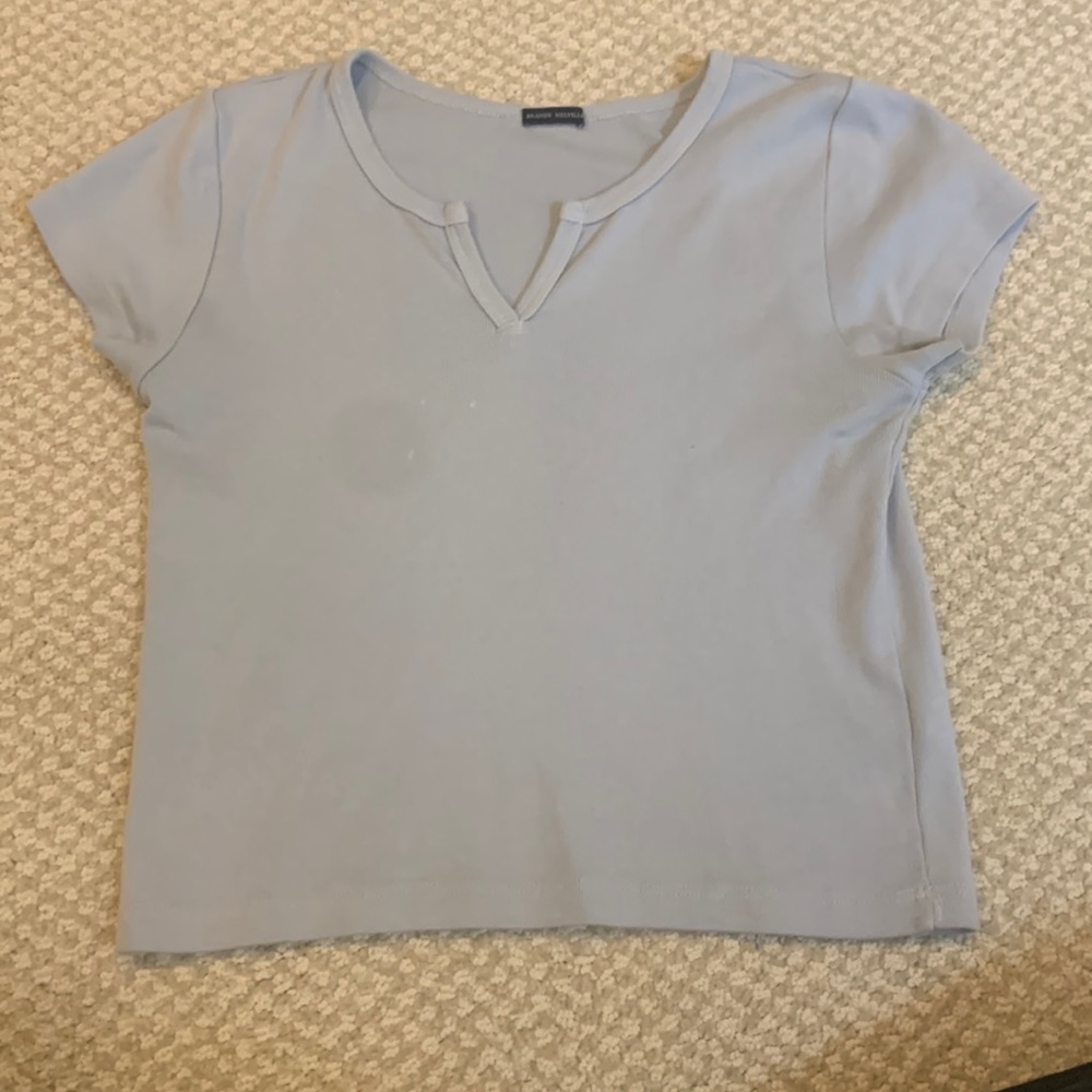 Light blue Brandy Melville crop top
